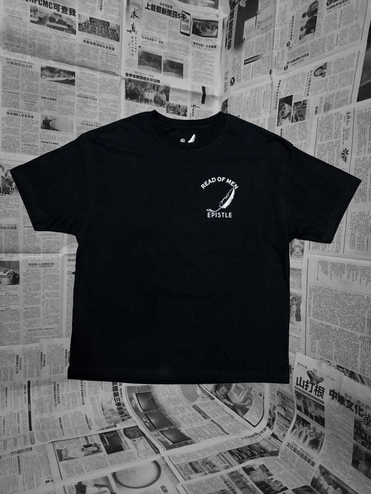 "Epistle" Black T-Shirt